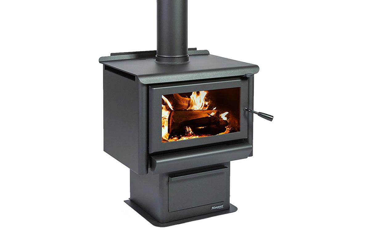 Masport R3000 Rural (Pedestal with Ash Pan) - Woodburners — Consumer NZ