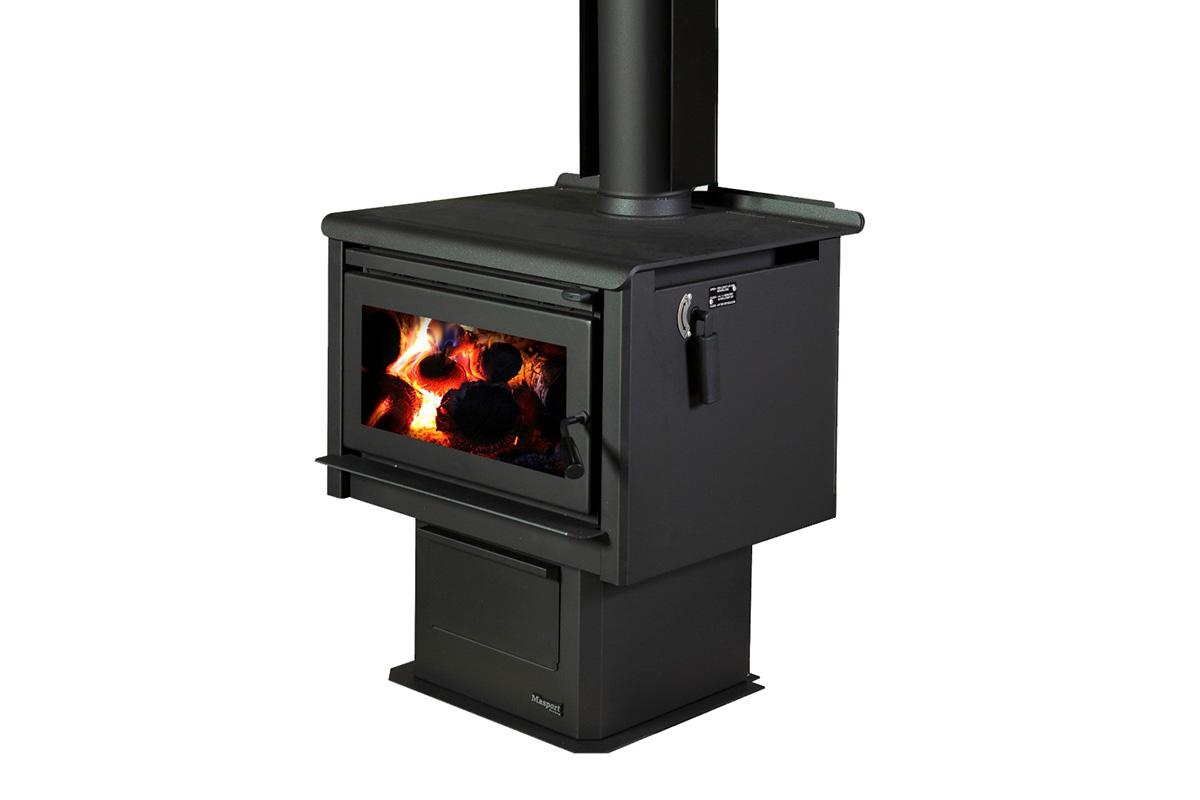 Masport Rakaia (Pedestal with Ash Pan) - Woodburners — Consumer NZ