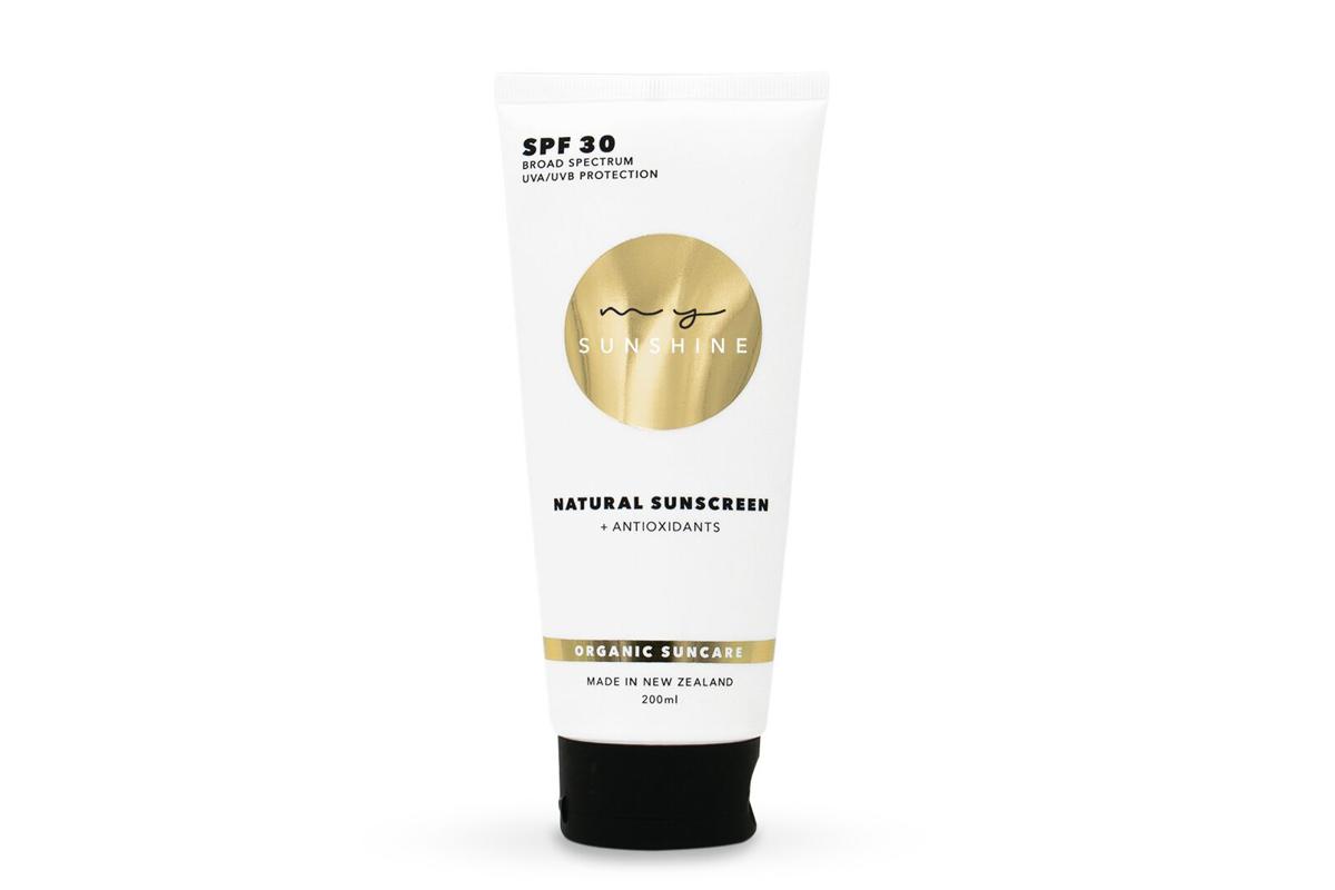 My Sunshine Natural Sunscreen + Antioxidants - Sunscreens — Consumer NZ