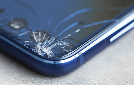 Shadered smartphone camera.