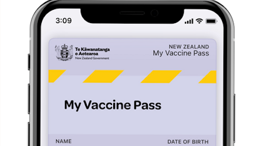 My Vaccine Pass screenshot.