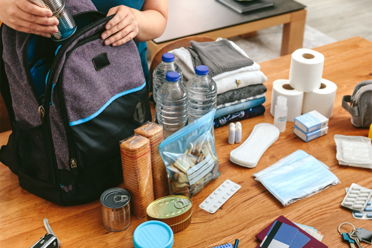 Emergency grab bag promo