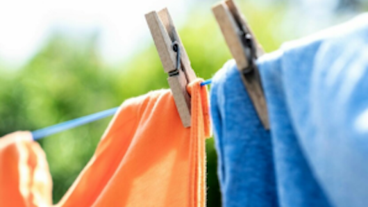 Image of hanging washing