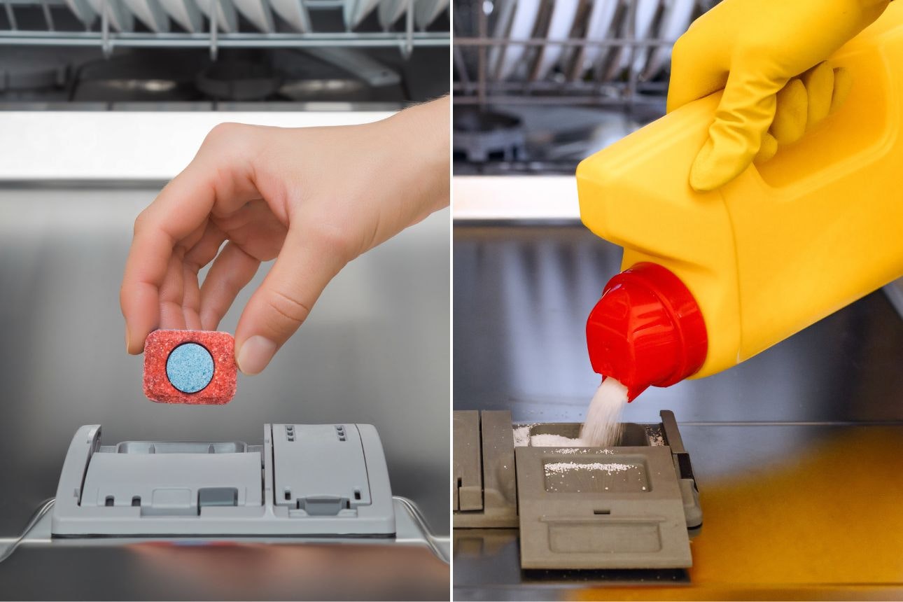 Image of dishwasher detergents