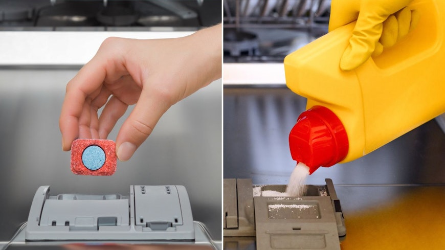 Image of dishwasher detergents