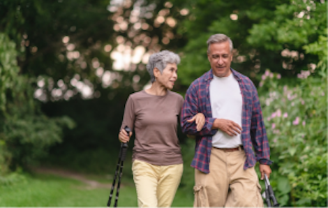 Image of a couple walking