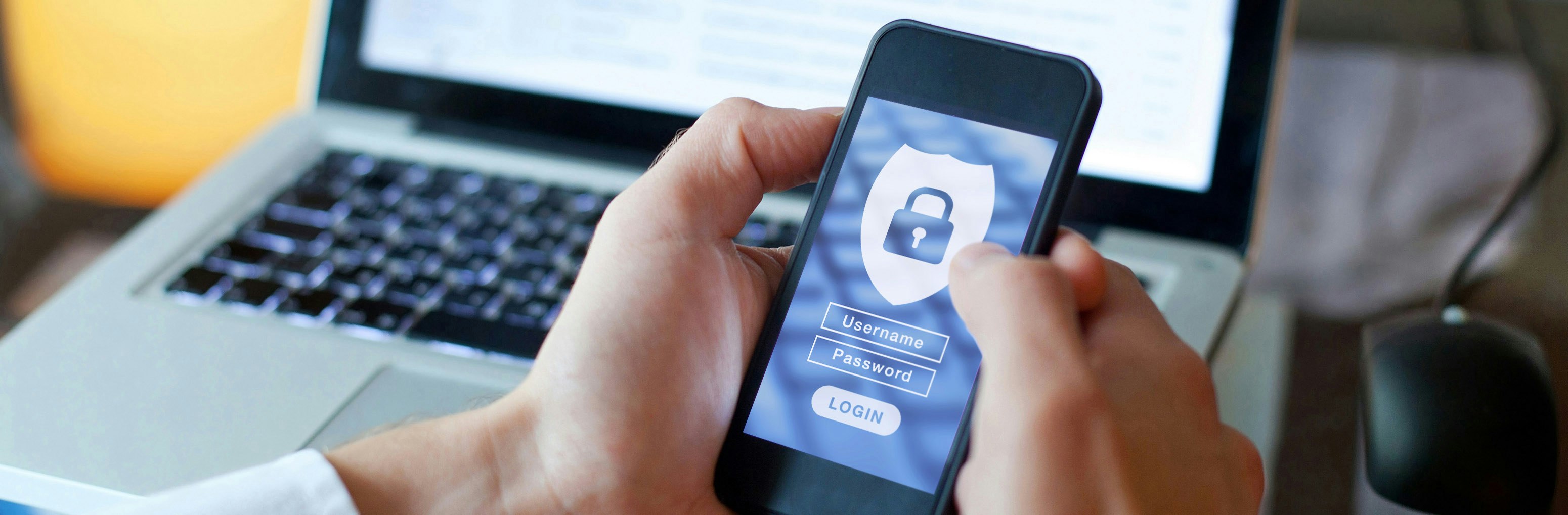 Data security phone log in