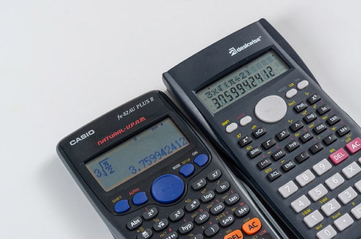 The Casio FX-82AU PLUS II and Deskwise 82MS