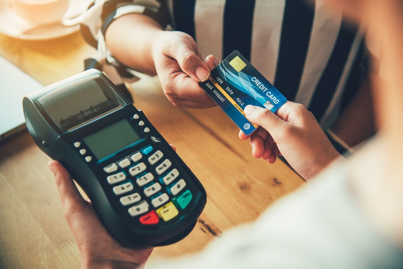 Paying with a credit card