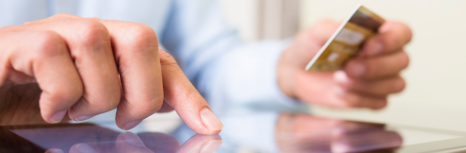 entering credit card details online