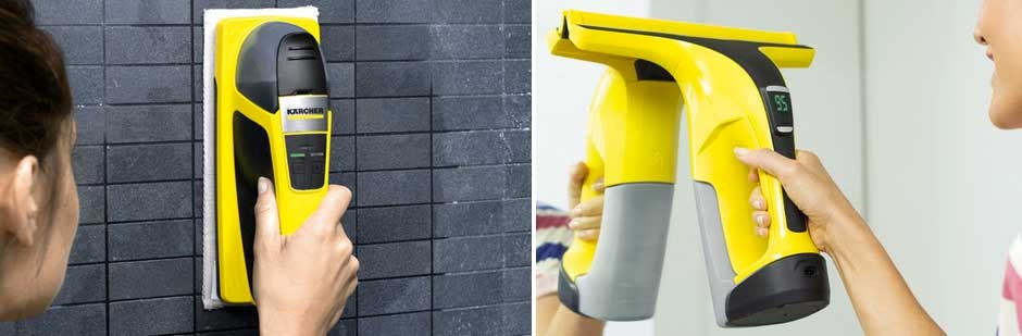 Karcher KV 4 Cordless Vibrating Wiper and WV 6 Plus Window Vac.
