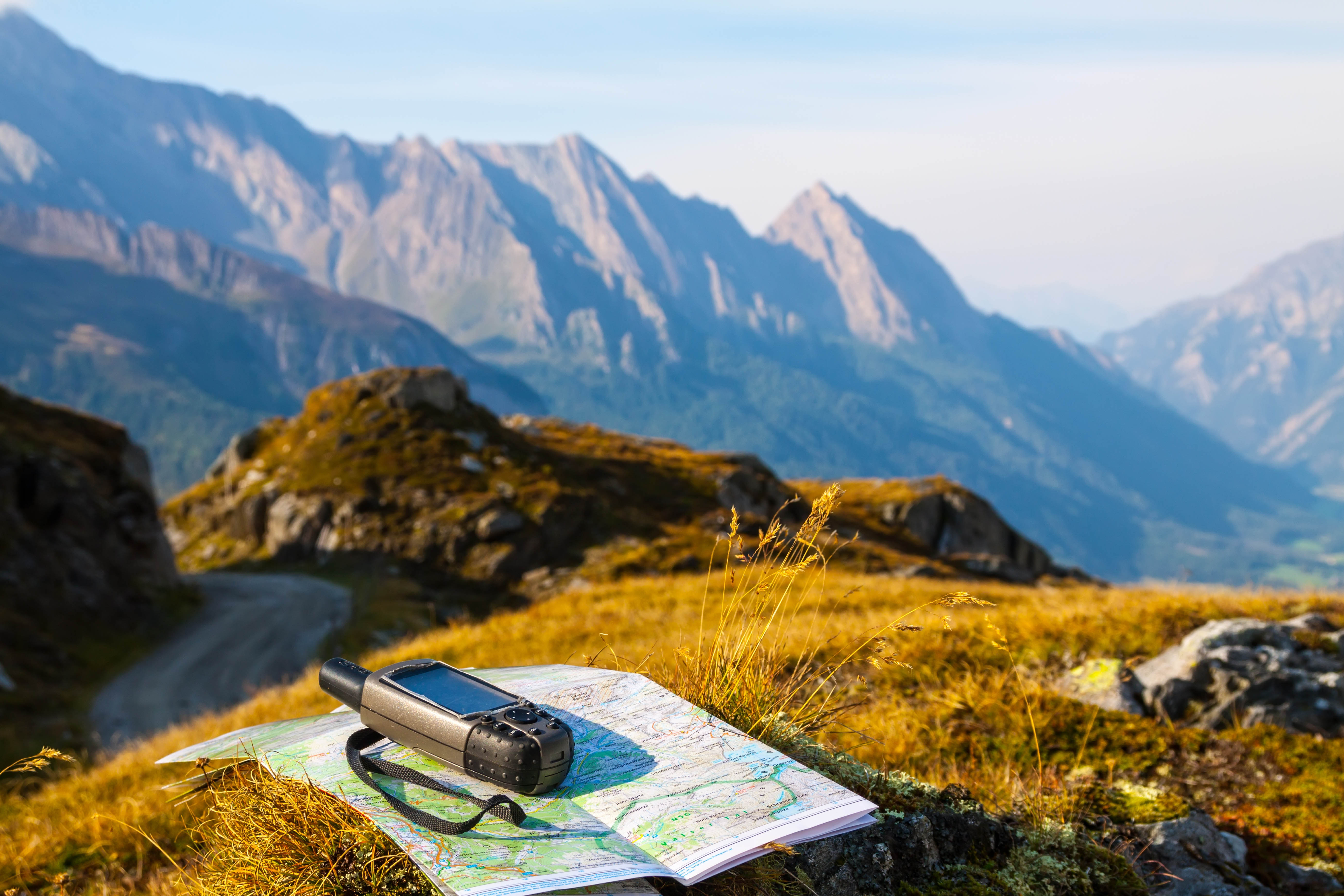 Beacon in mountains width