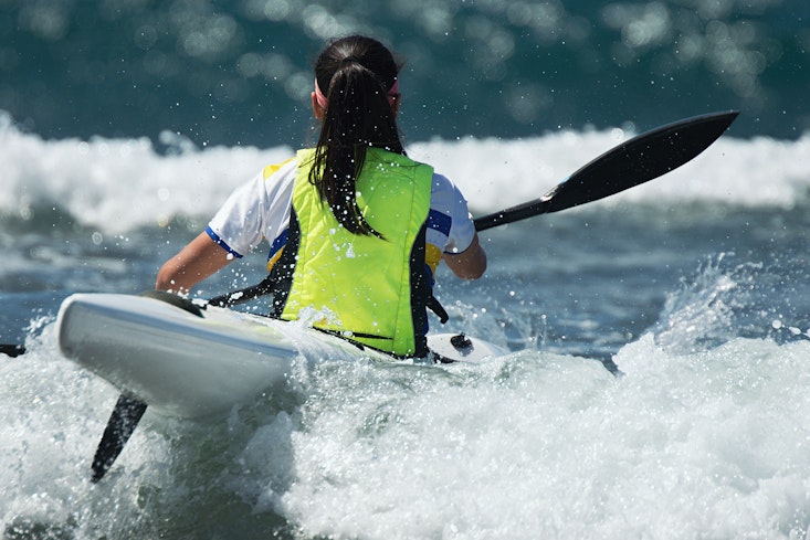 Paddler racing width