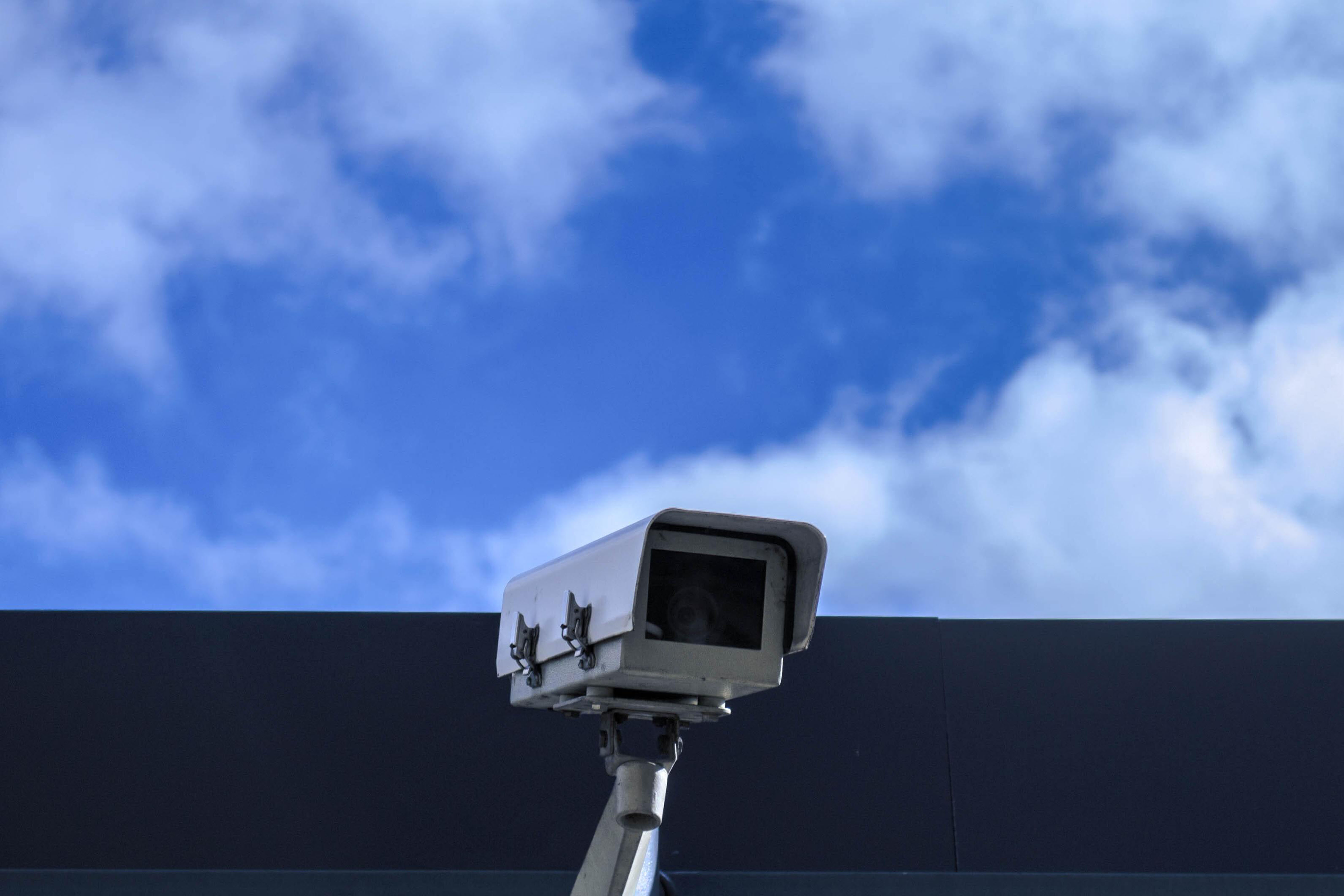 Secuirty camera width