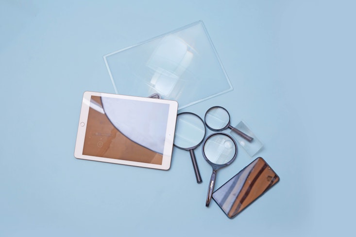 Vision magnifiers width