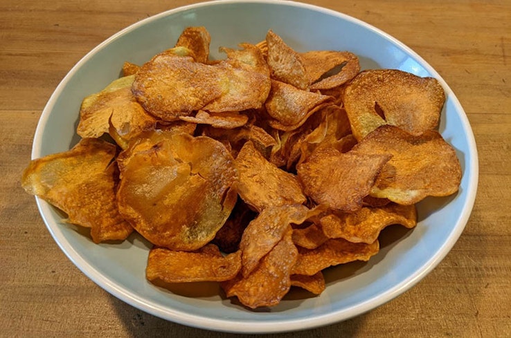 Air fryer baskets crisps width