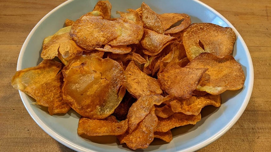 Air fryer baskets crisps width