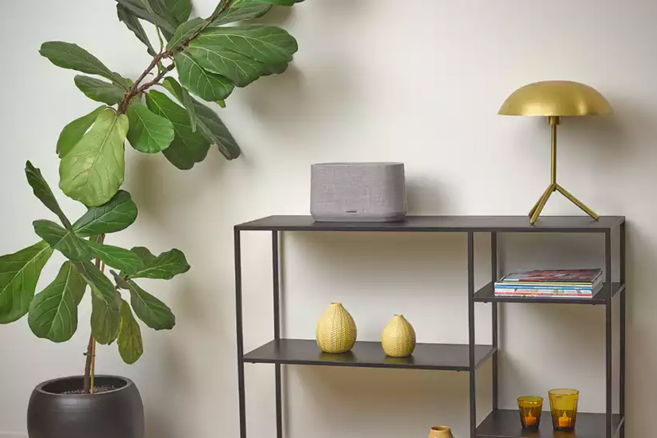 Citation 300 speaker on a shelf.