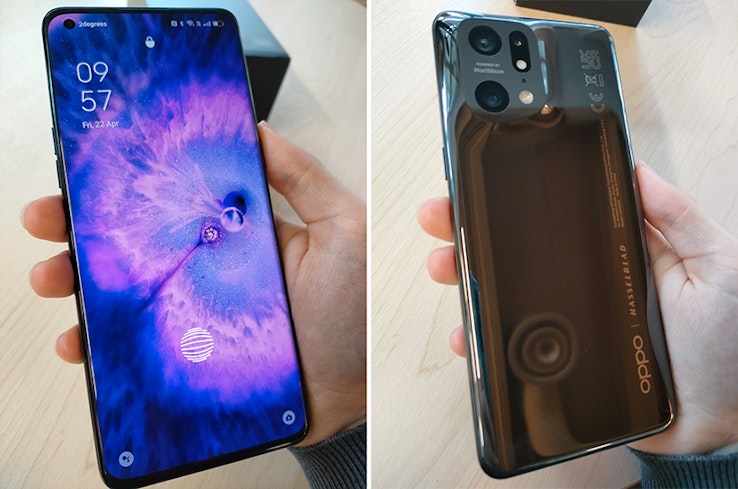 Oppofindx5pro phone width