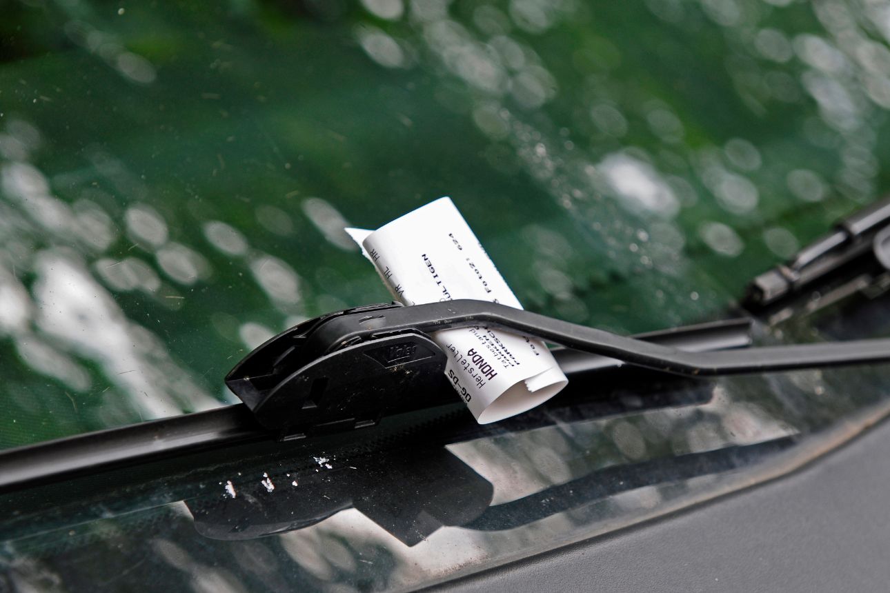 Photo of a parking fine