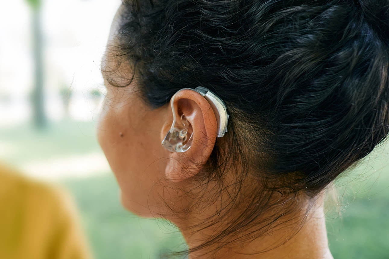 Hearing aids article width