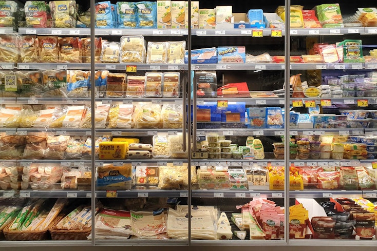 Processed food width