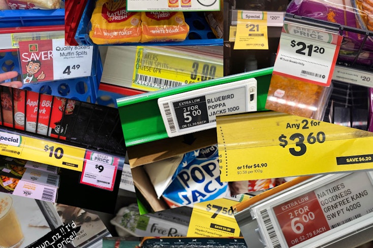 Supermarket specials width