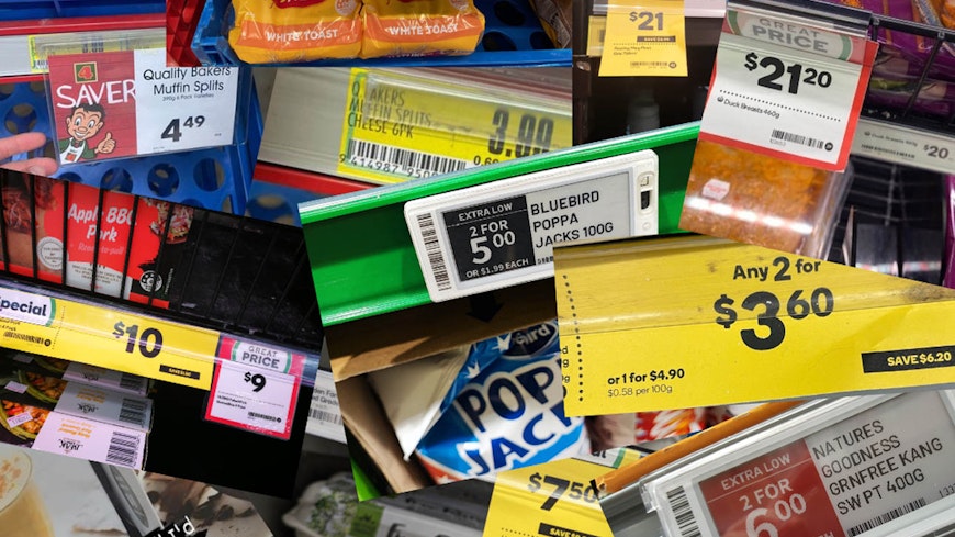 Supermarket specials width