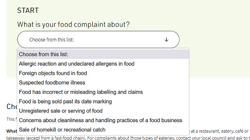Food safety news width