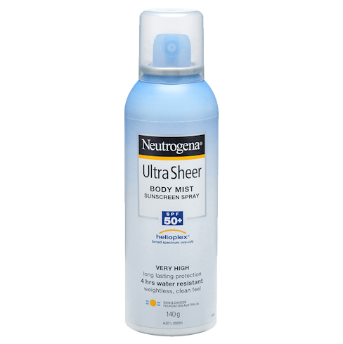 Ultra sheer body mist spf
