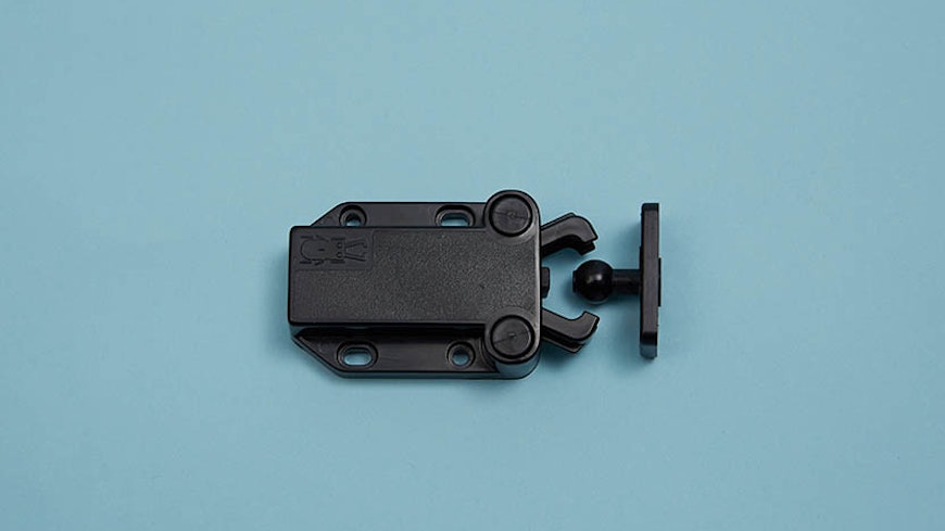 Hafele earthquake cupboard pressure latch