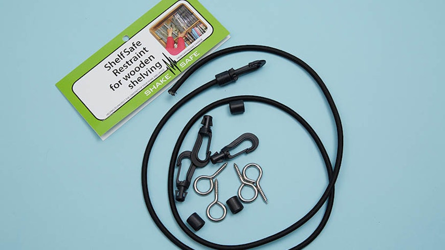 Shake safe shelfsafe