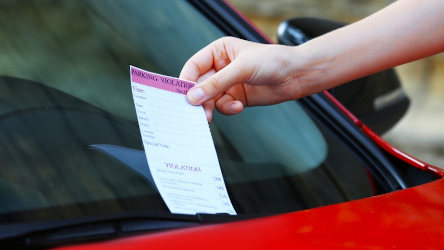 Parking ticket image width