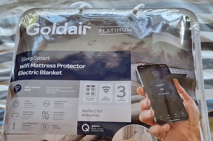 Goldair blanket width