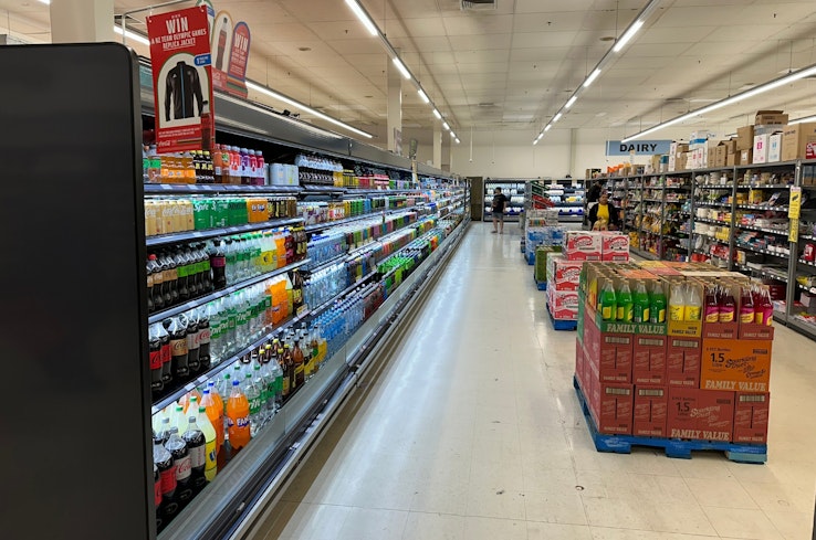 Community led supermarket width