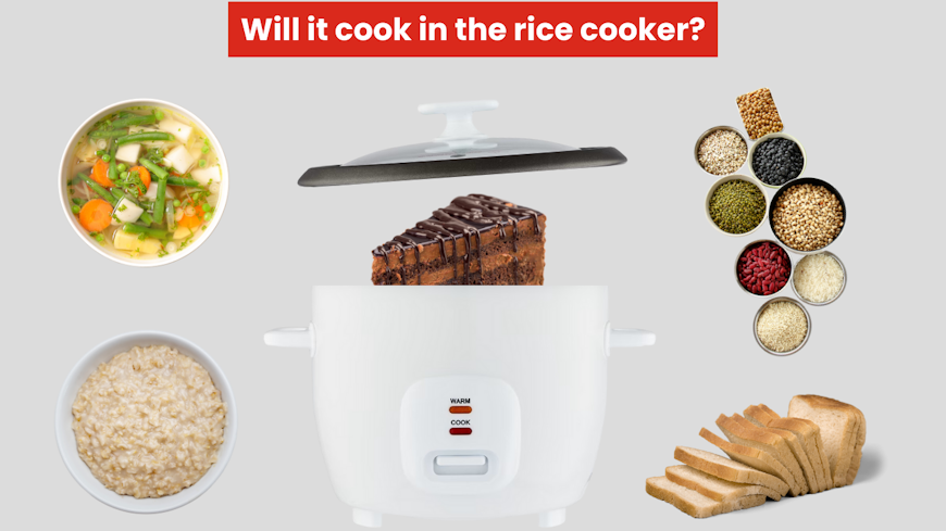 Rice cooker items width