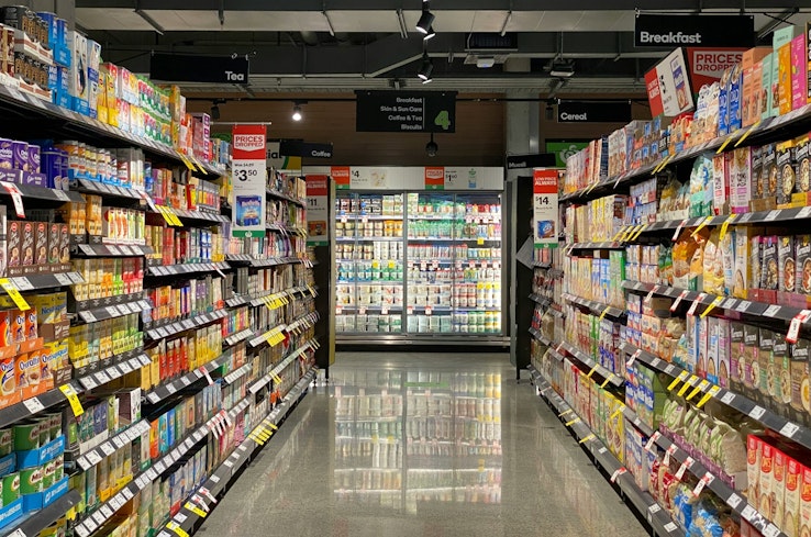 Supermarket aisle  1  width