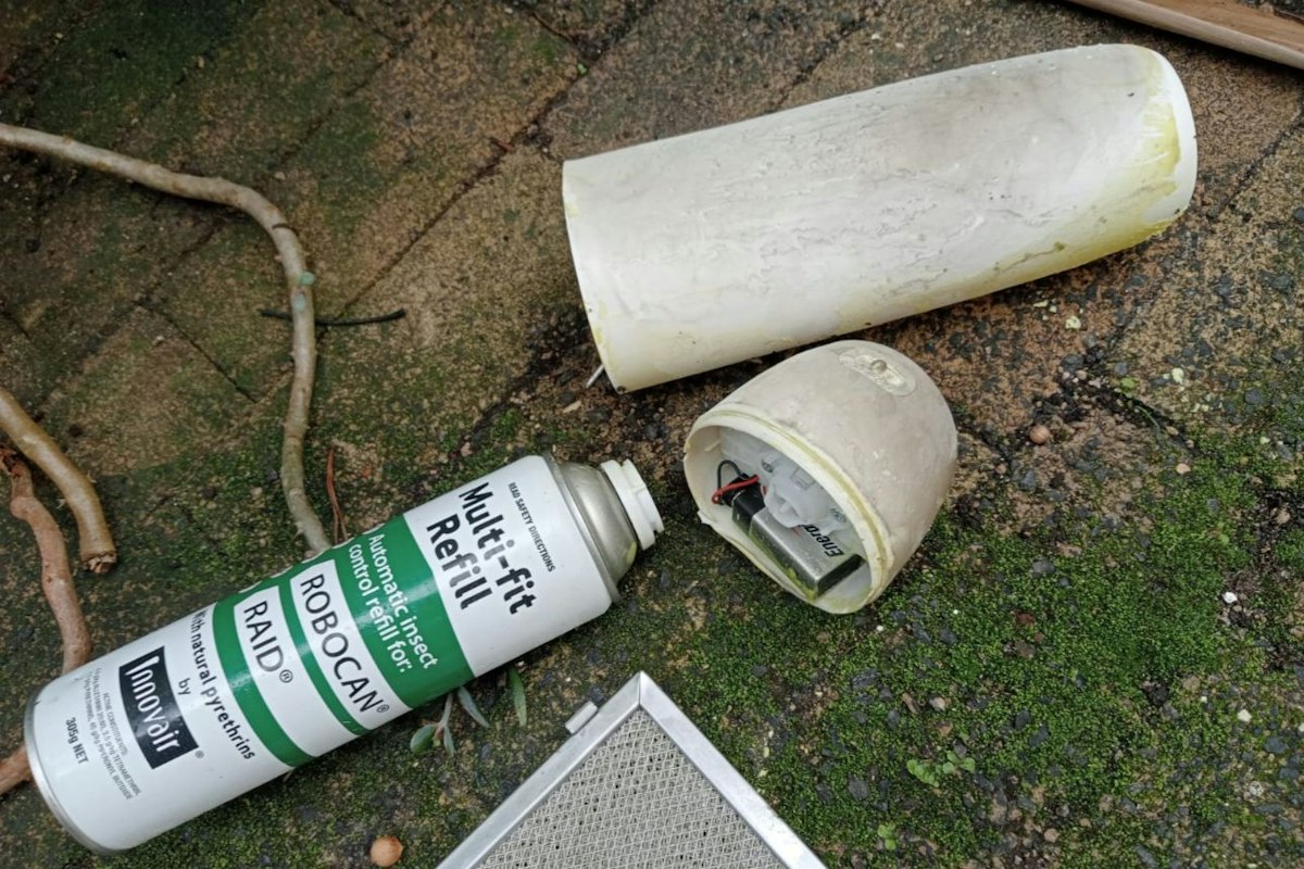 A fly spray can, a dispenser and a kitchen fire: ‘It blew up