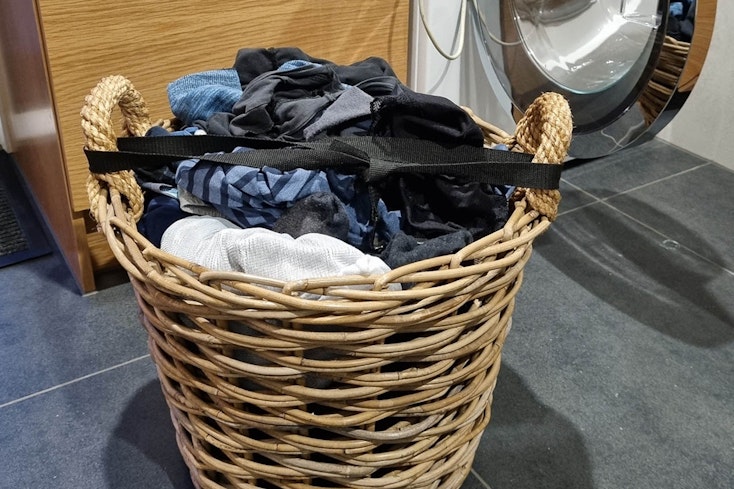 Image of a full laundry basket
