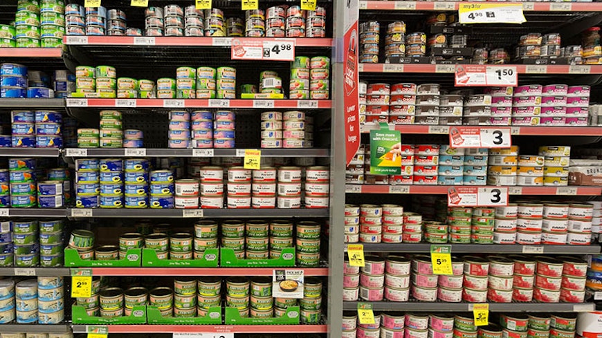 Supermarket specials width