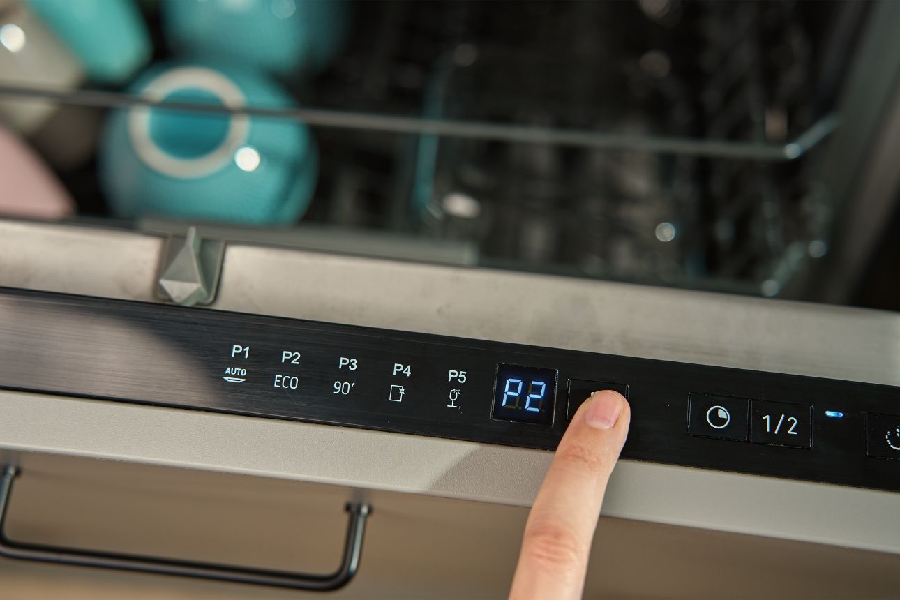 Dishwasher controls and symbols