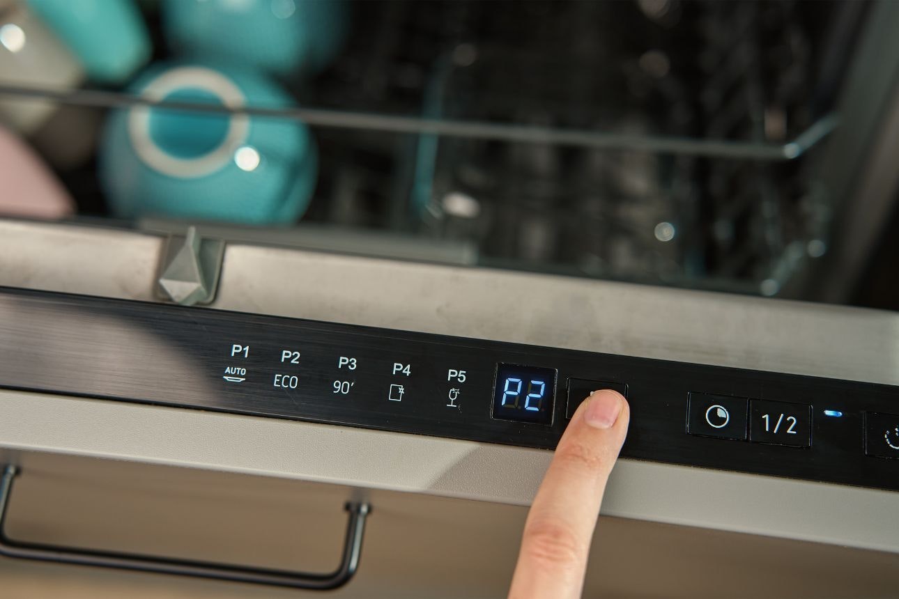 Dishwasher controls and symbols