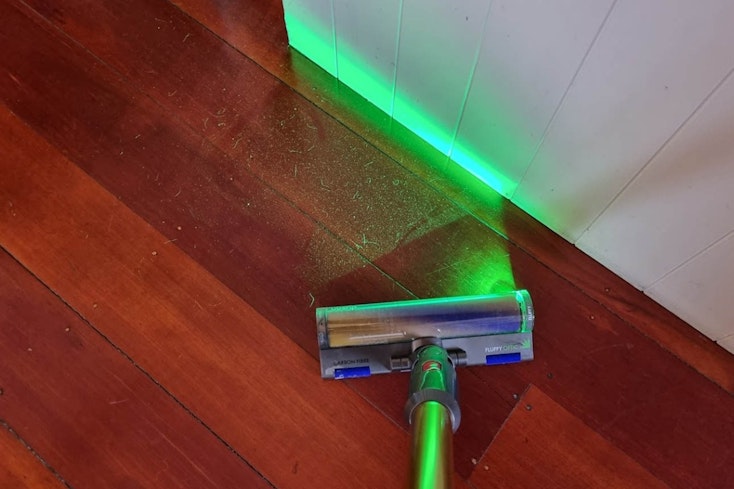 Image of Dyson's green laser light