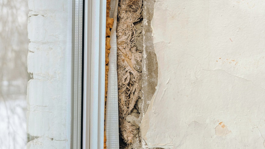 House insulation width