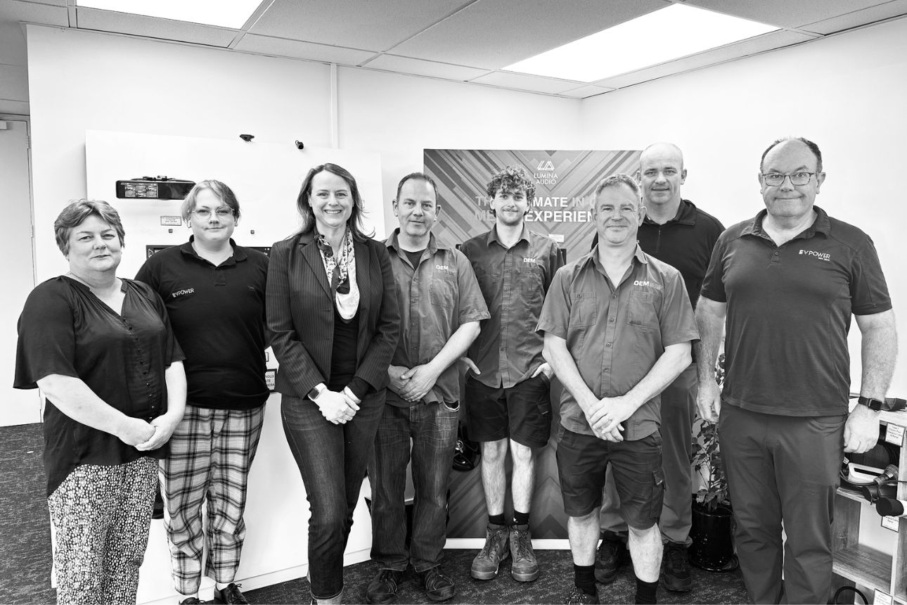Image of the team at OEM Audio