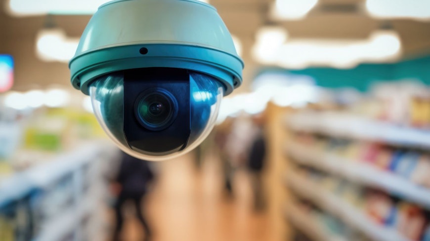 Image of a camera at the supermarket