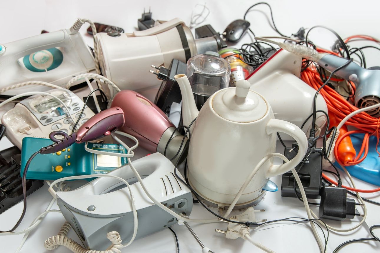 Image of broken appliances