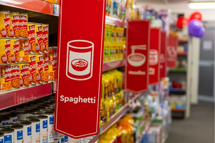 Social supermarket in Wellington