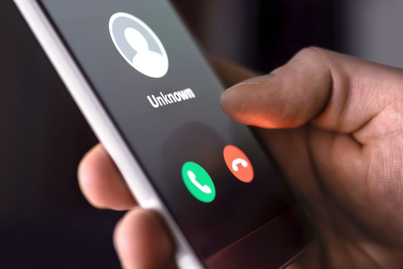 Image of an unknown caller