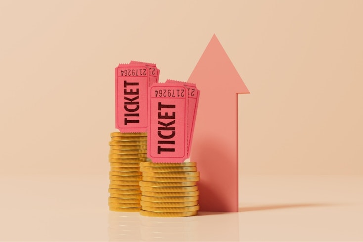 Image of a coins stacking higher